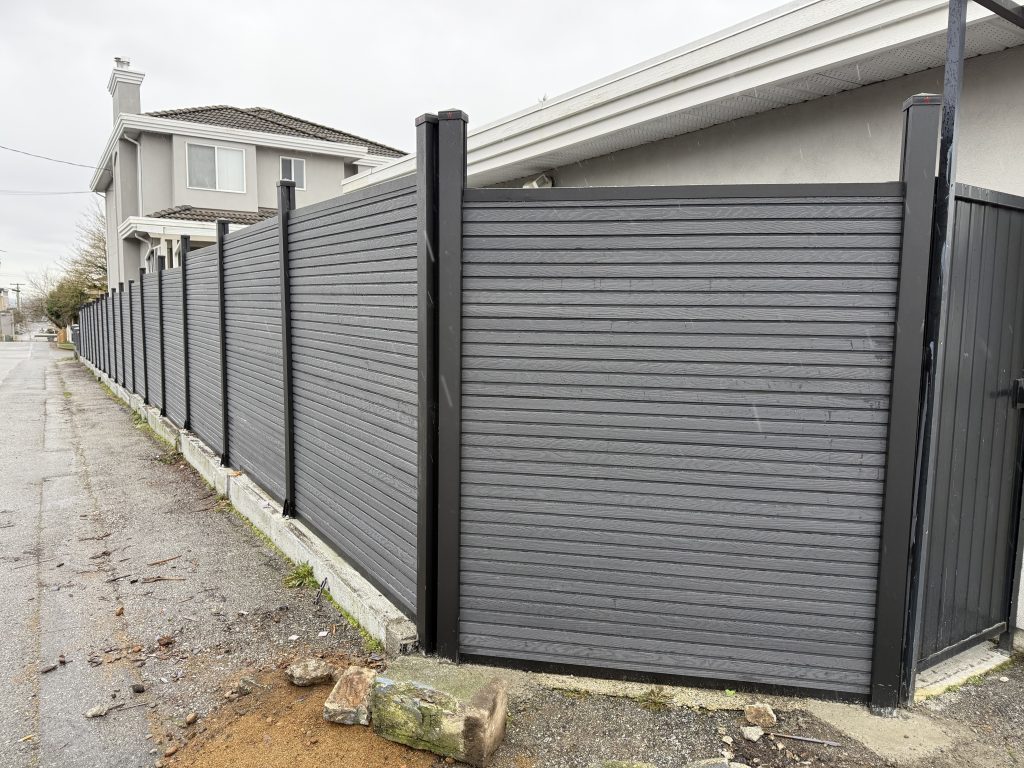 composite vs vinyl vs wood fence Vancouver